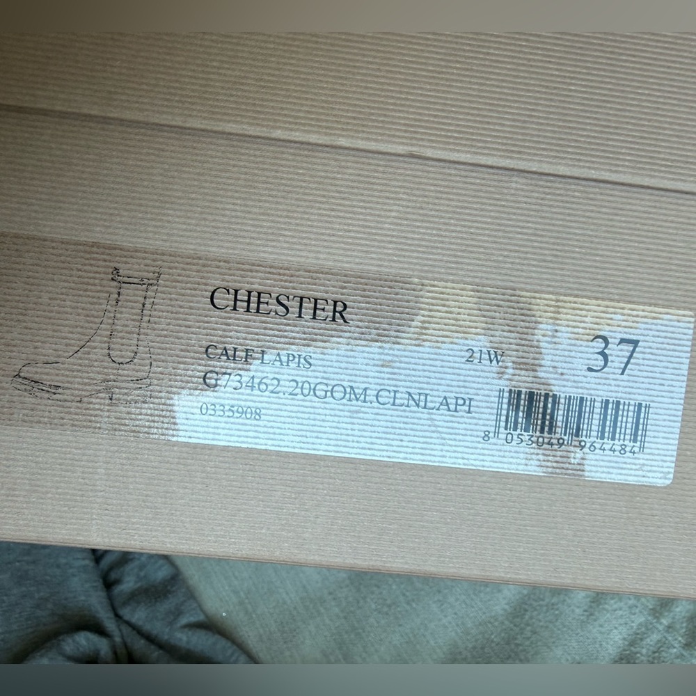 Gianvito Rossi Grey Chester Leather Chelsea Boots - Picture 6 of 7
